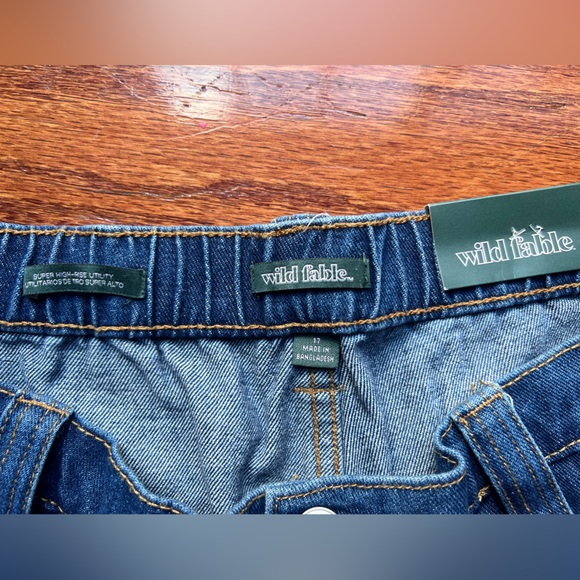 Wild Fable Dark Blue Jean Shorts - Picture 3 of 3